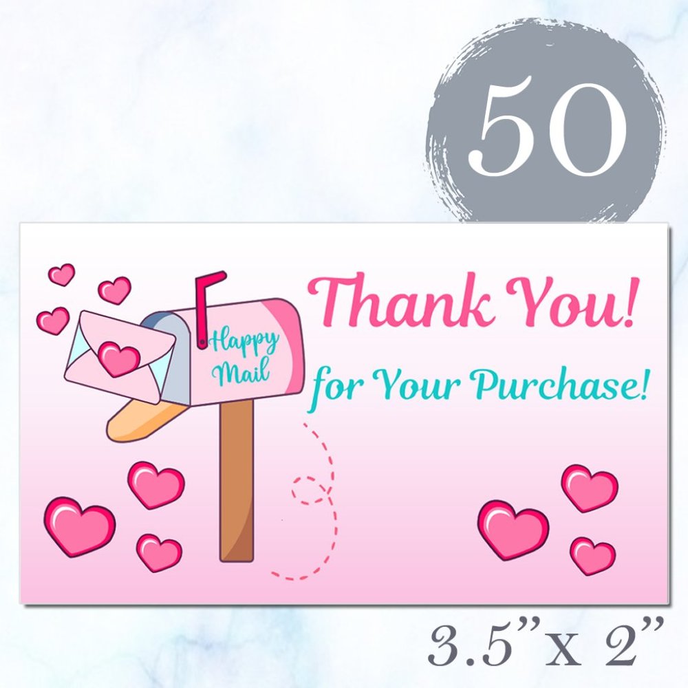 50 Thank You Cards